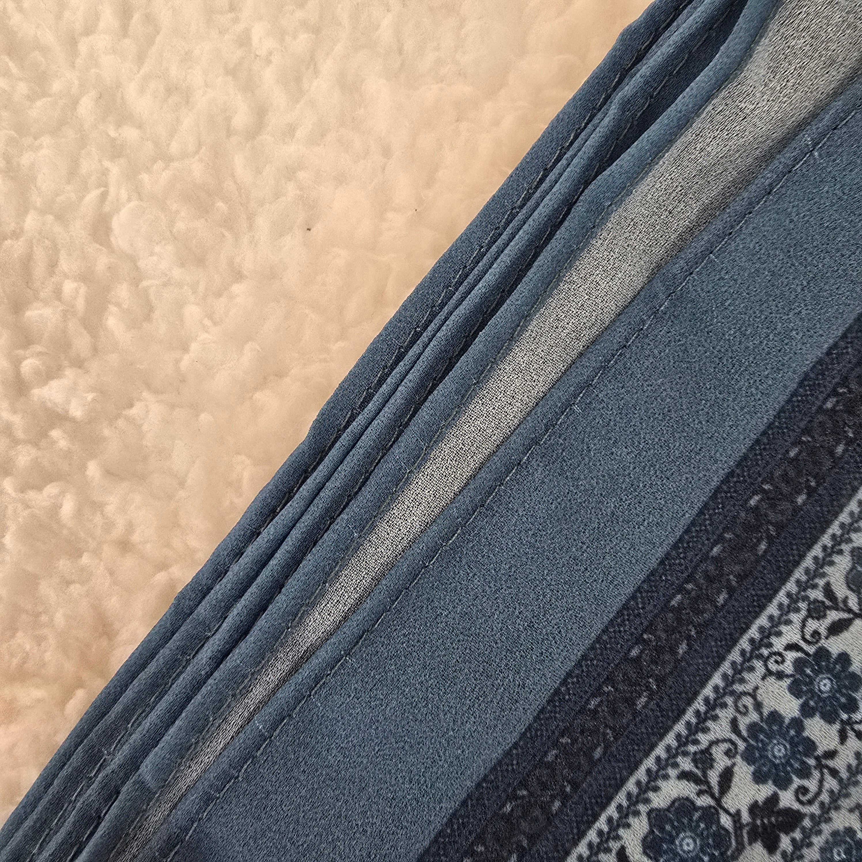 1pc Women's Printed Chiffon Hijab , Lightweight Soft Scarf, Elegant Muslim Headwrap, Breathable Modest Wear for All Seasons