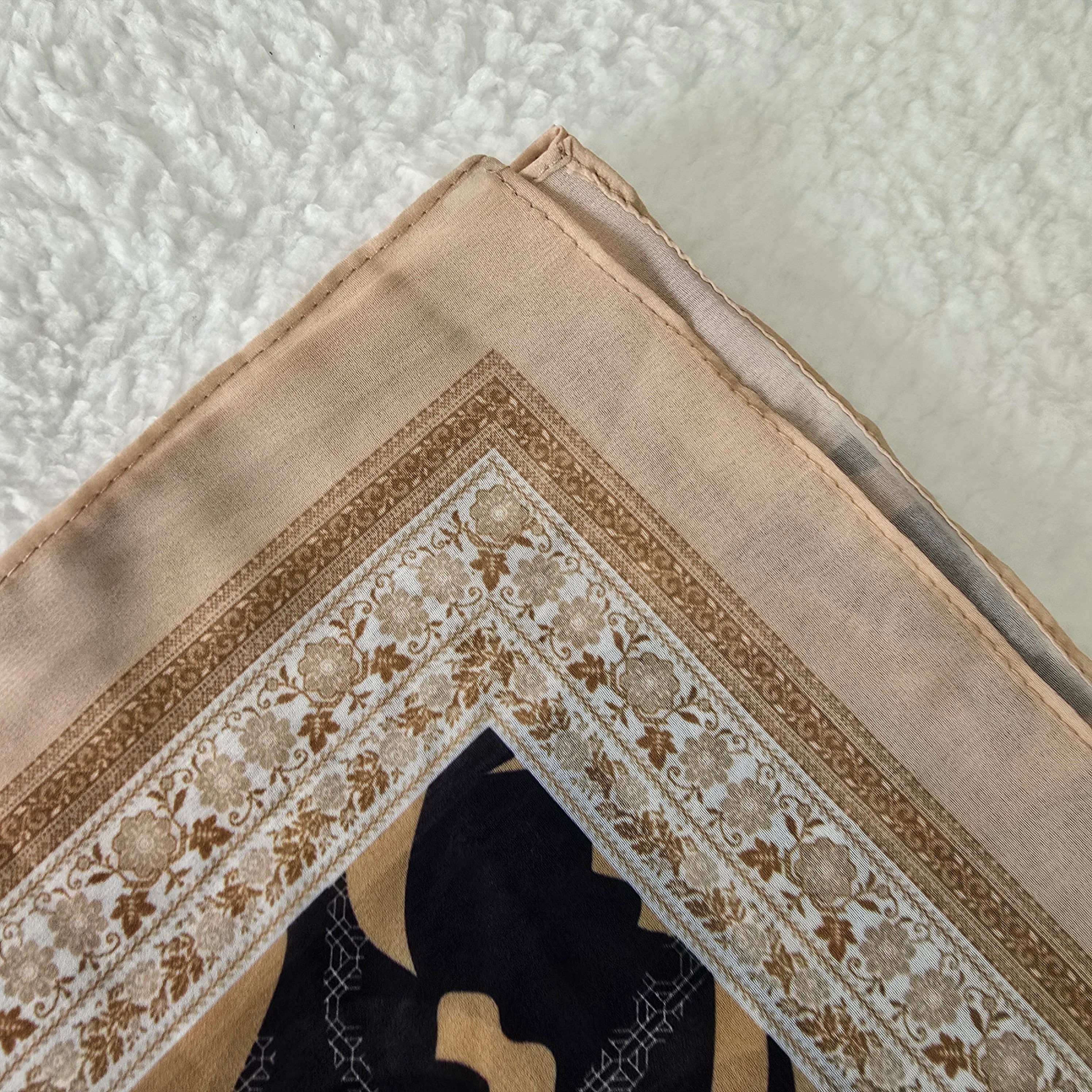 1pc Women's Printed Chiffon Hijab , Lightweight Soft Scarf, Elegant Muslim Headwrap, Breathable Modest Wear for All Seasons