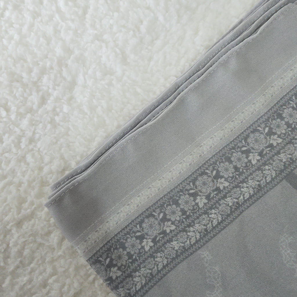 1pc Women's Printed Chiffon Hijab , Lightweight Soft Scarf, Elegant Muslim Headwrap, Breathable Modest Wear for All Seasons