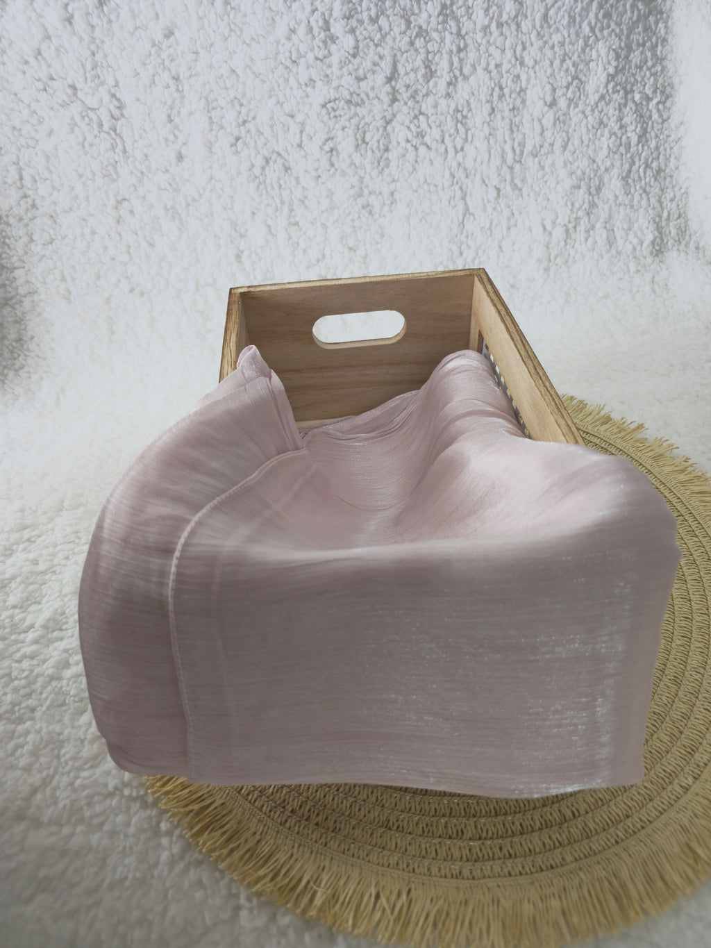 1pc Premium Dusty Lilac Shimmer Satin Hijab – Smooth, Shiny, Elegant Headscarf for Women | Elanee Modest