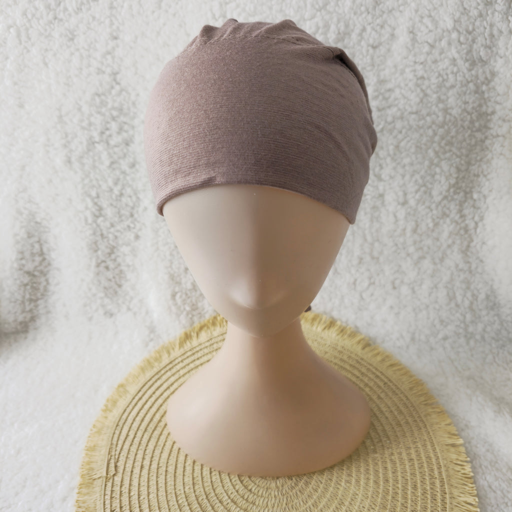 Tali Single Colour Premium Hijab Cap with tie – Soft, Stretchable Undercaps for Women | Elanee Modest