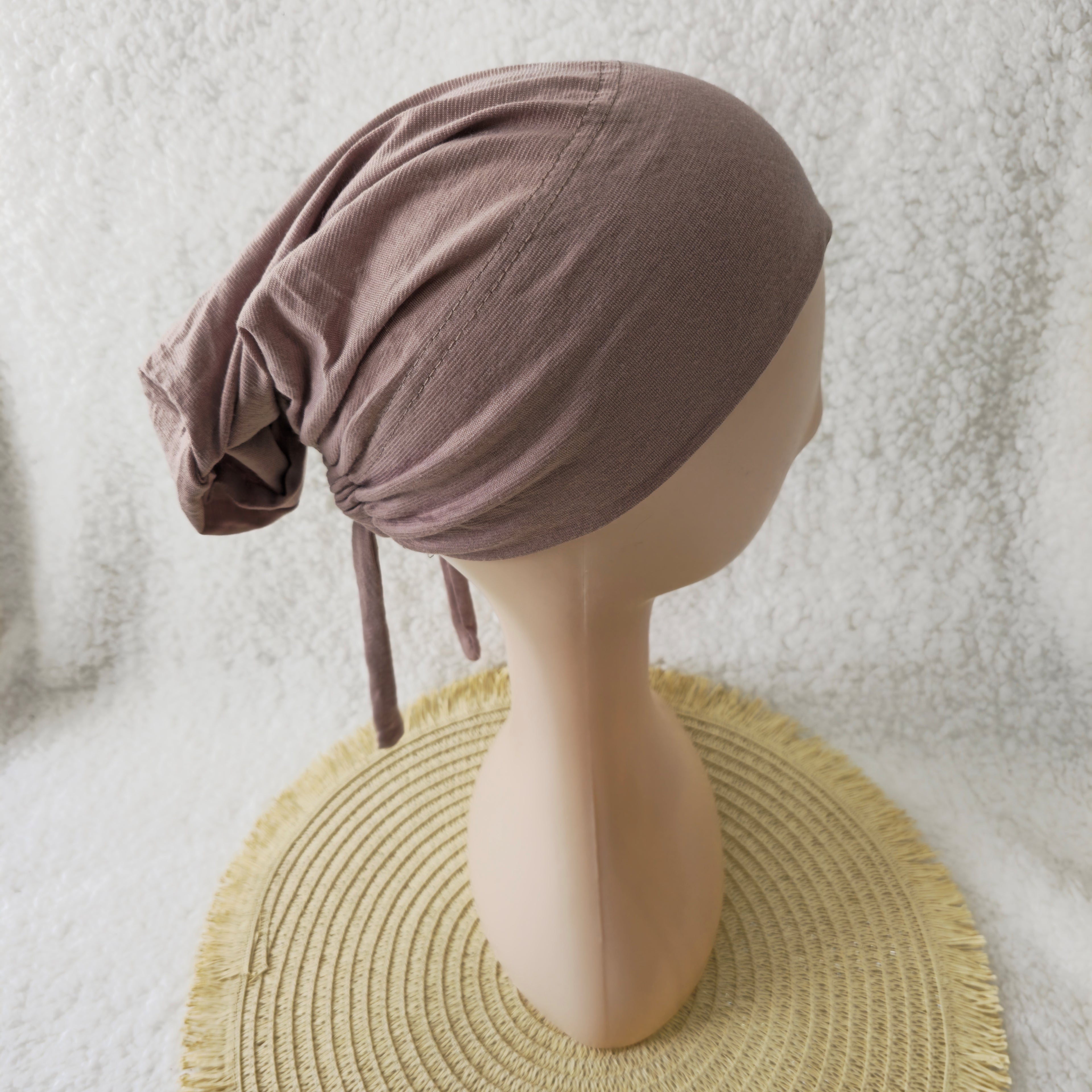 Tali Single Colour Premium Hijab Cap with tie – Soft, Stretchable Undercaps for Women | Elanee Modest