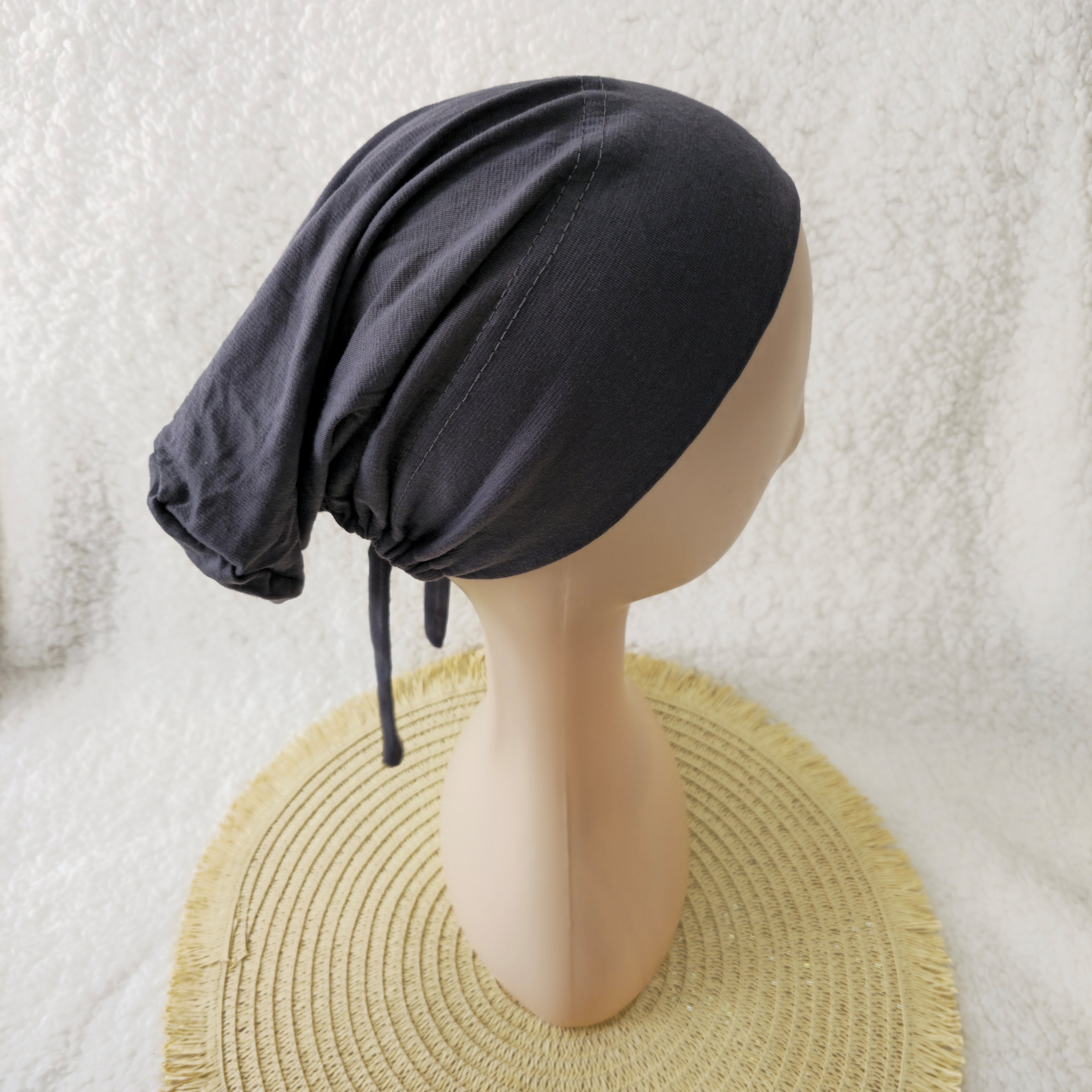 Tali Single Colour Premium Hijab Cap with tie – Soft, Stretchable Undercaps for Women | Elanee Modest