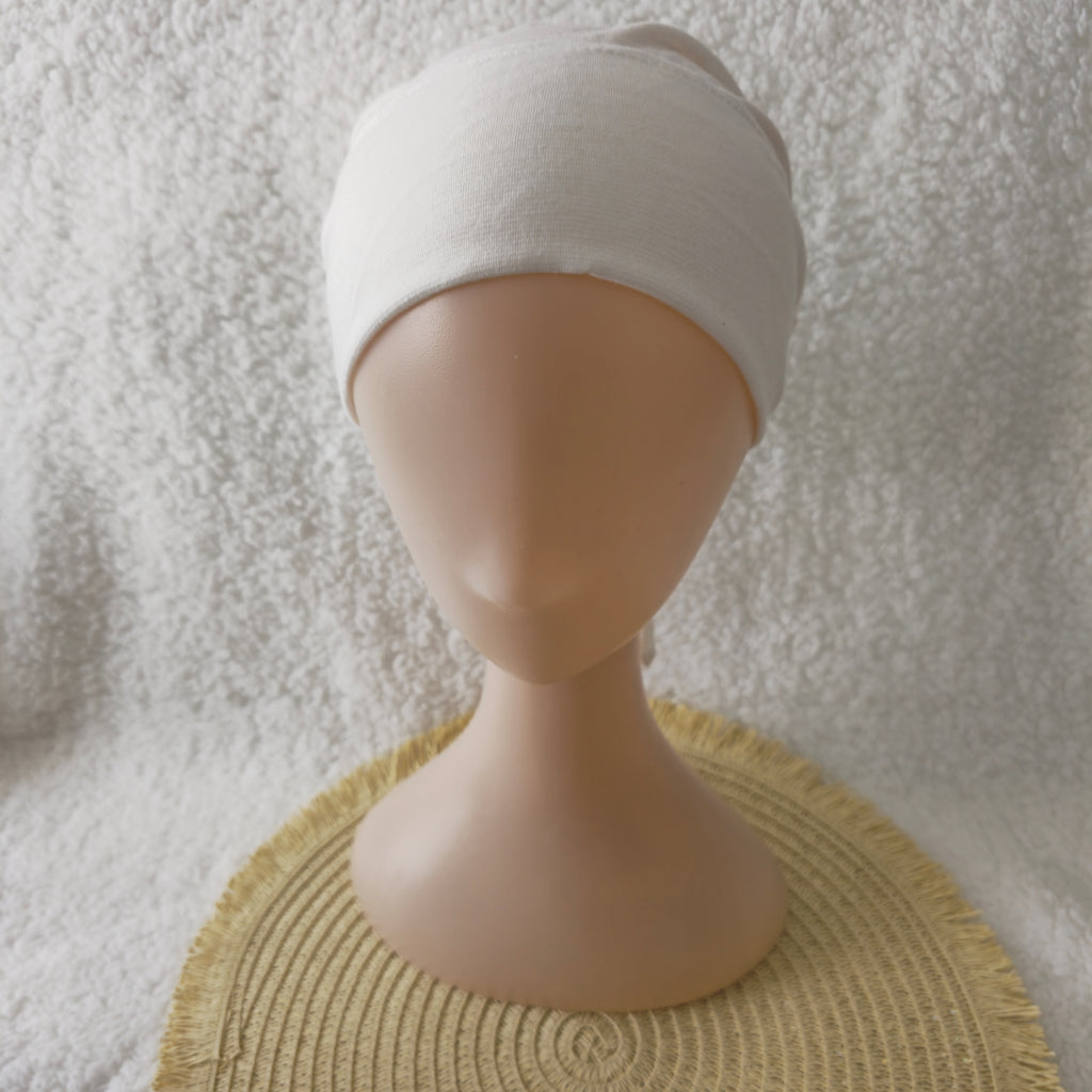 Tali Single Colour Premium Hijab Cap with tie – Soft, Stretchable Undercaps for Women | Elanee Modest