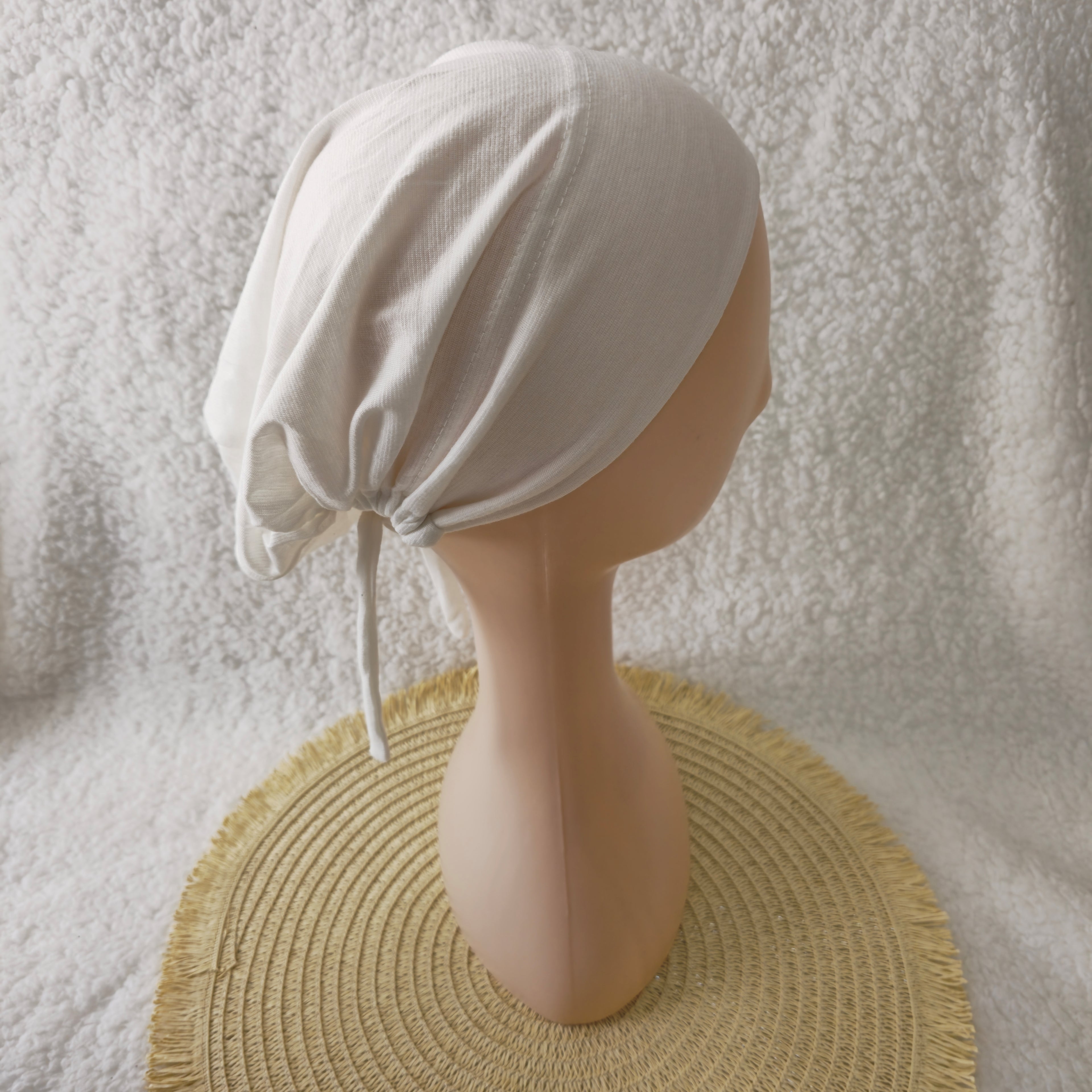 Tali Single Colour Premium Hijab Cap with tie – Soft, Stretchable Undercaps for Women | Elanee Modest