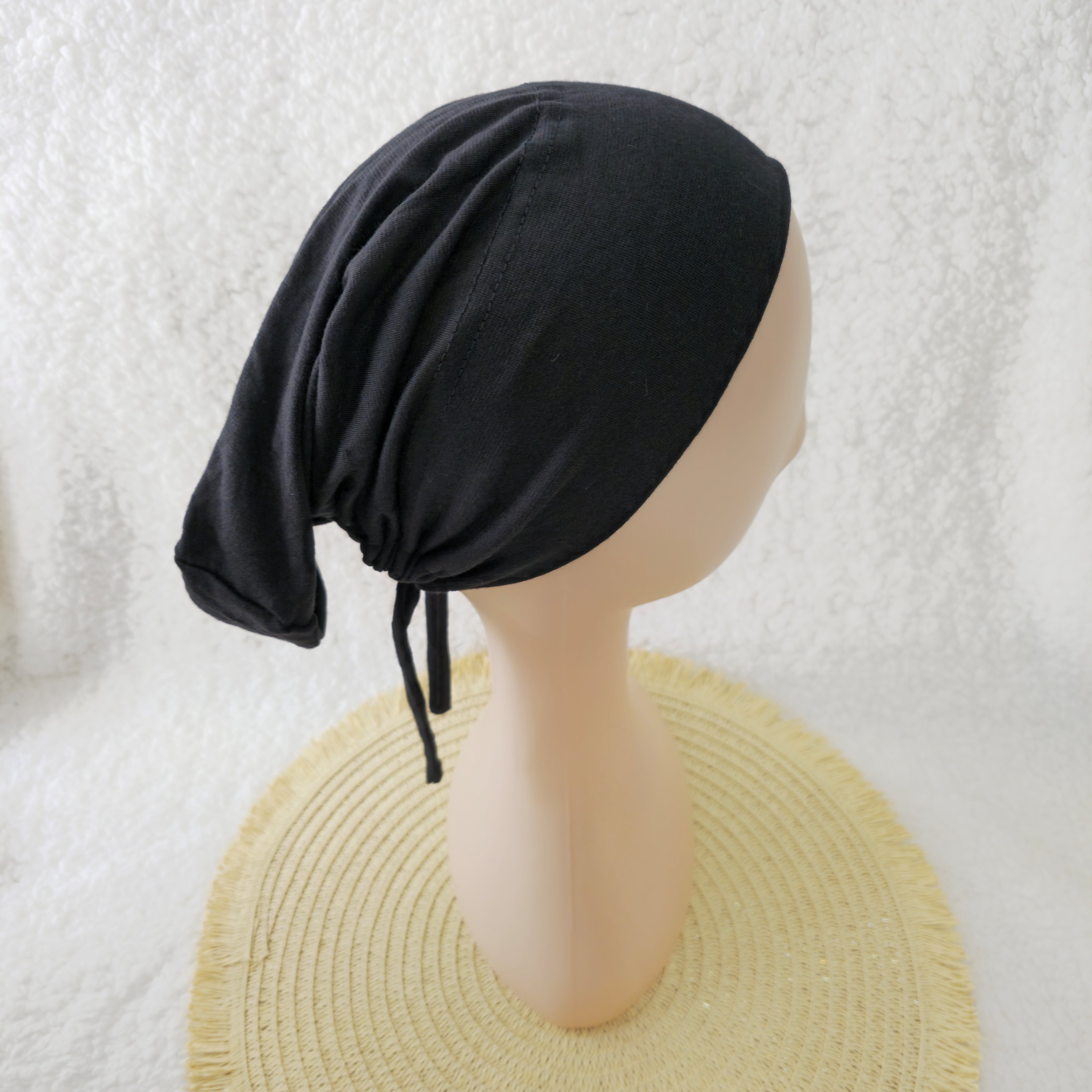 Tali Single Colour Premium Hijab Cap with tie – Soft, Stretchable Undercaps for Women | Elanee Modest