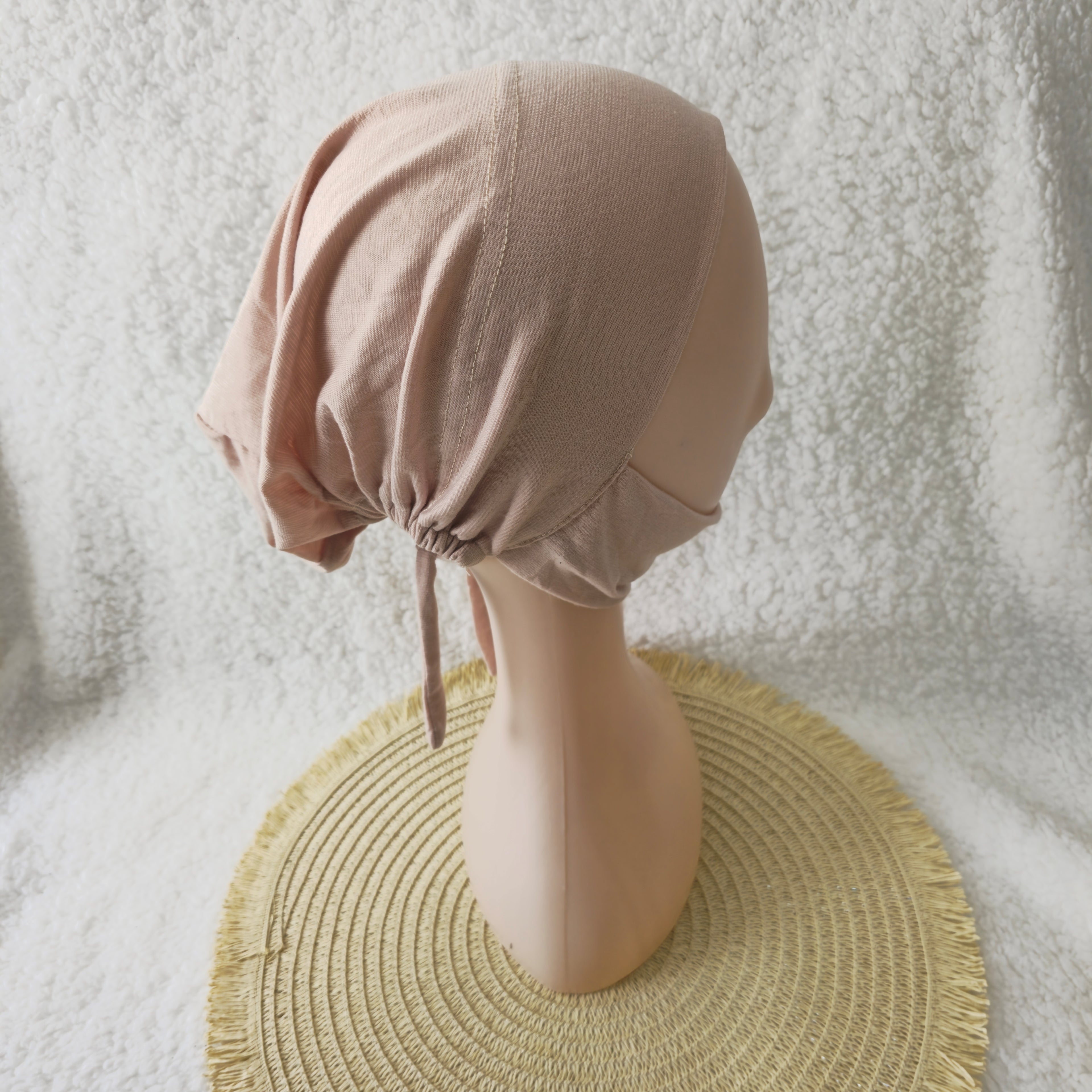 Dagu Single Colour Premium Hijab Cap with tie and chin cover – Soft, Stretchable Undercaps for Women | Elanee Modest
