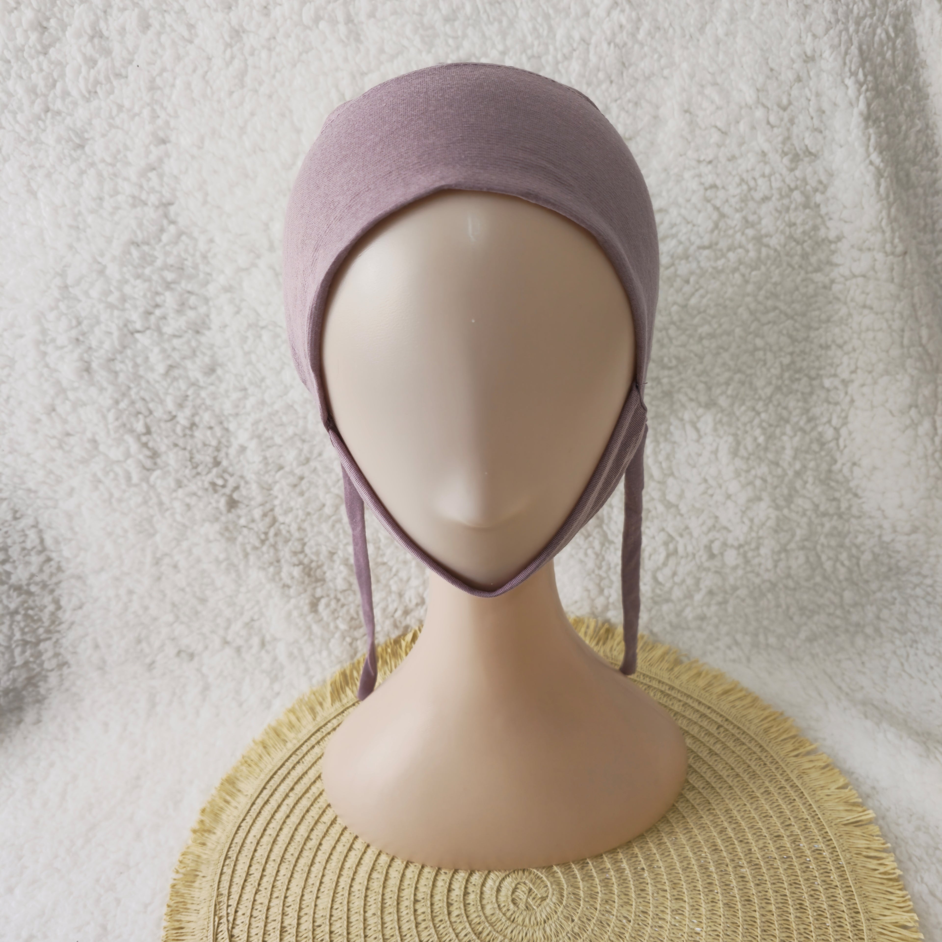 Dagu Single Colour Premium Hijab Cap with tie and chin cover – Soft, Stretchable Undercaps for Women | Elanee Modest