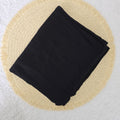 1pc Women's Bamboo Hijab Black, Solid Color Eco-Friendly Scarf, Breathable Bamboo  Hijab, Muslim Headwrap, Suitable for All Seasons
