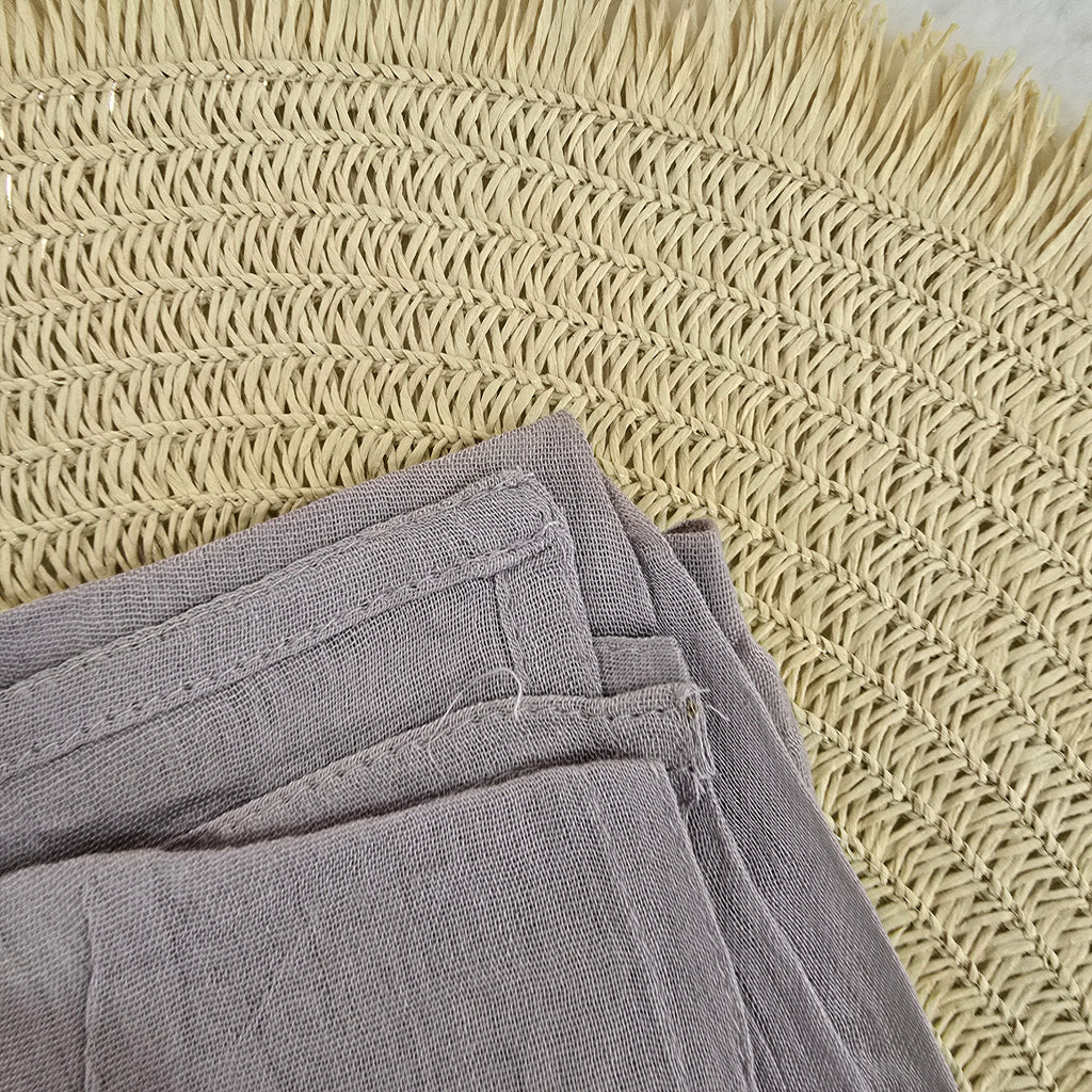 1pc Women's Bamboo Hijab Dusty Lilac, Solid Color Eco-Friendly Scarf, Breathable Bamboo  Hijab, Muslim Headwrap, Suitable for All Seasons