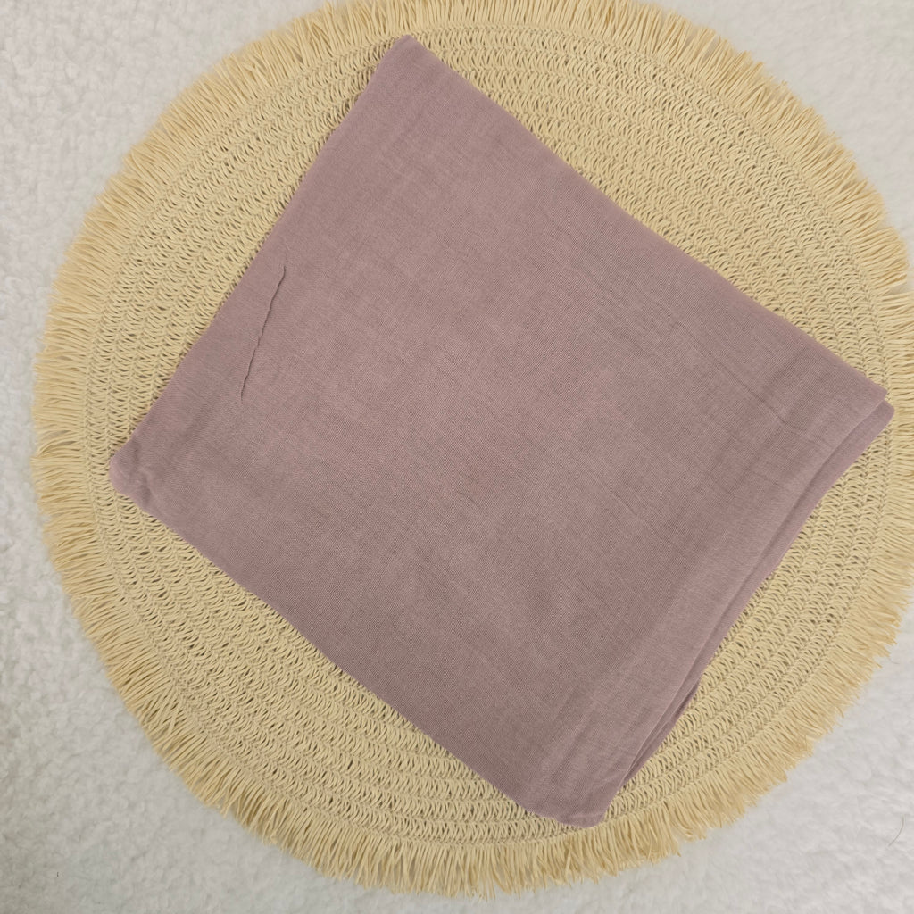 1pc Women's Bamboo Hijab Rose Taupe, Solid Color Eco-Friendly Scarf, Breathable Bamboo  Hijab, Muslim Headwrap, Suitable for All Seasons