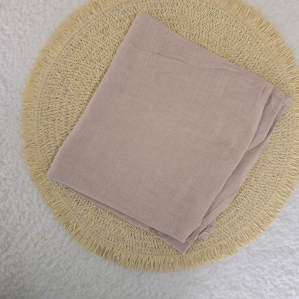 1pc Women's Bamboo Hijab Stone Nude, Solid Color Eco-Friendly Scarf, Breathable Bamboo  Hijab, Muslim Headwrap, Suitable for All Seasons