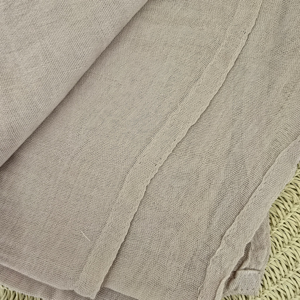 1pc Women's Bamboo Hijab Stone Nude, Solid Color Eco-Friendly Scarf, Breathable Bamboo  Hijab, Muslim Headwrap, Suitable for All Seasons