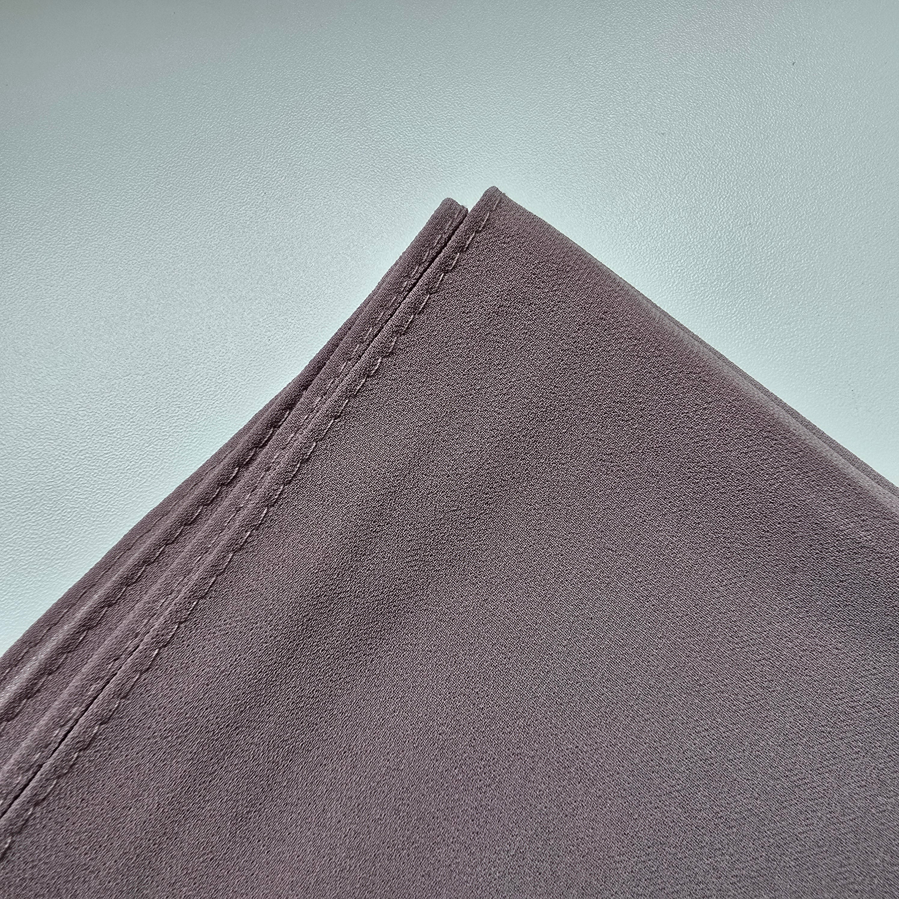 1pc Women's Chiffon Hijab Mauve, Solid Color Knitted Scarf, Chiffon Hijab, Muslim Prayer Headwrap, Suitable For All Seasons