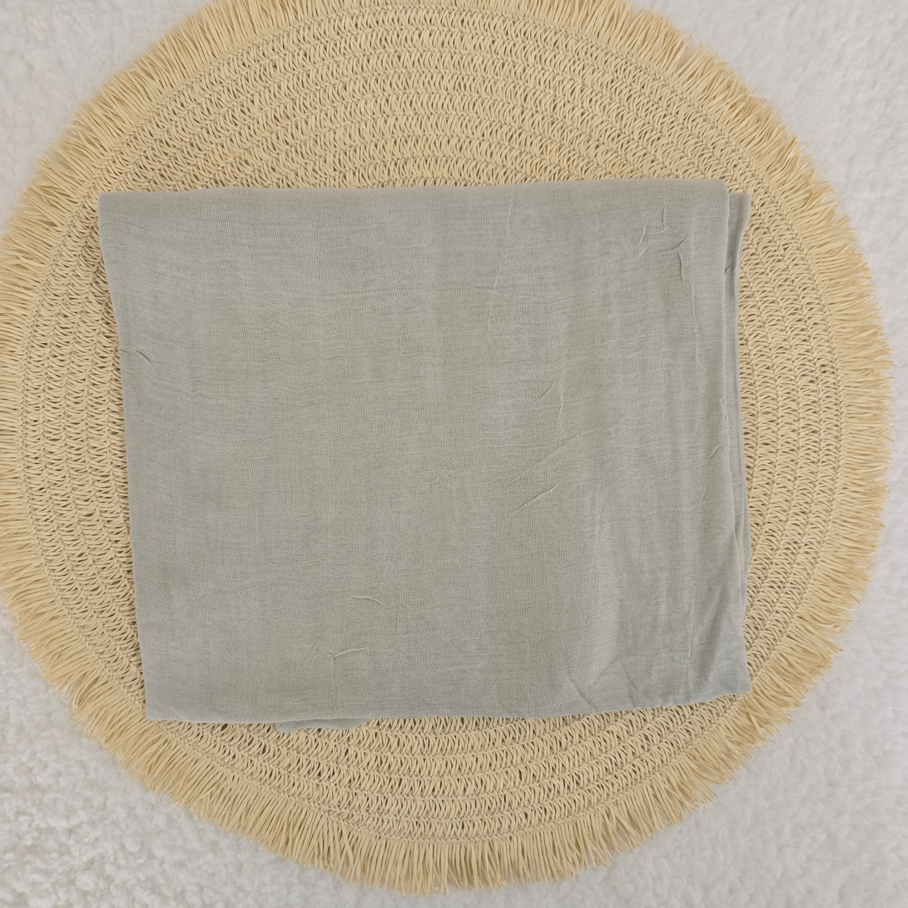 1pc Women's Bamboo Hijab Dusty Olive, Solid Color Eco-Friendly Scarf, Breathable Bamboo  Hijab, Muslim Headwrap, Suitable for All Seasons