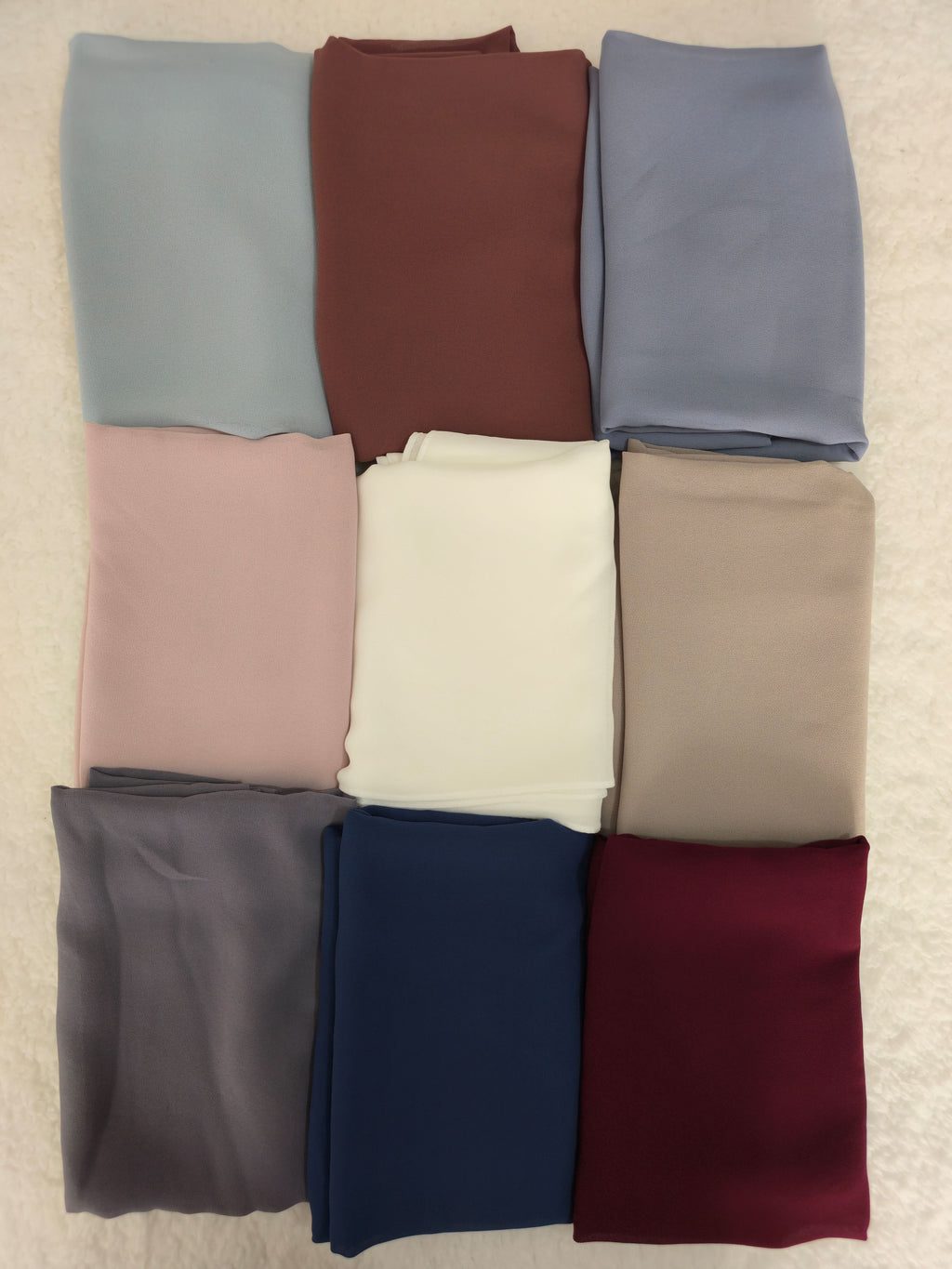 1pc Women's 2Meter Premium Chiffon Hijab Classic Maroon, Solid Color Knitted Scarf, Chiffon Hijab, Muslim Prayer Headwrap, Suitable For All Seasons