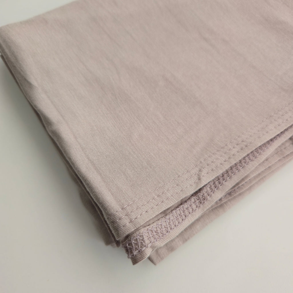 1pc Women's Premium Jersey Hijab Dusty Beige, Solid Color Knitted Scarf, Jersey Hijab, Muslim Prayer Headwrap, Suitable For All Seasons