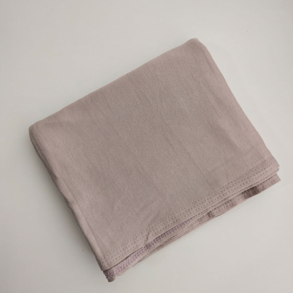 1pc Women's Premium Jersey Hijab Dusty Beige, Solid Color Knitted Scarf, Jersey Hijab, Muslim Prayer Headwrap, Suitable For All Seasons