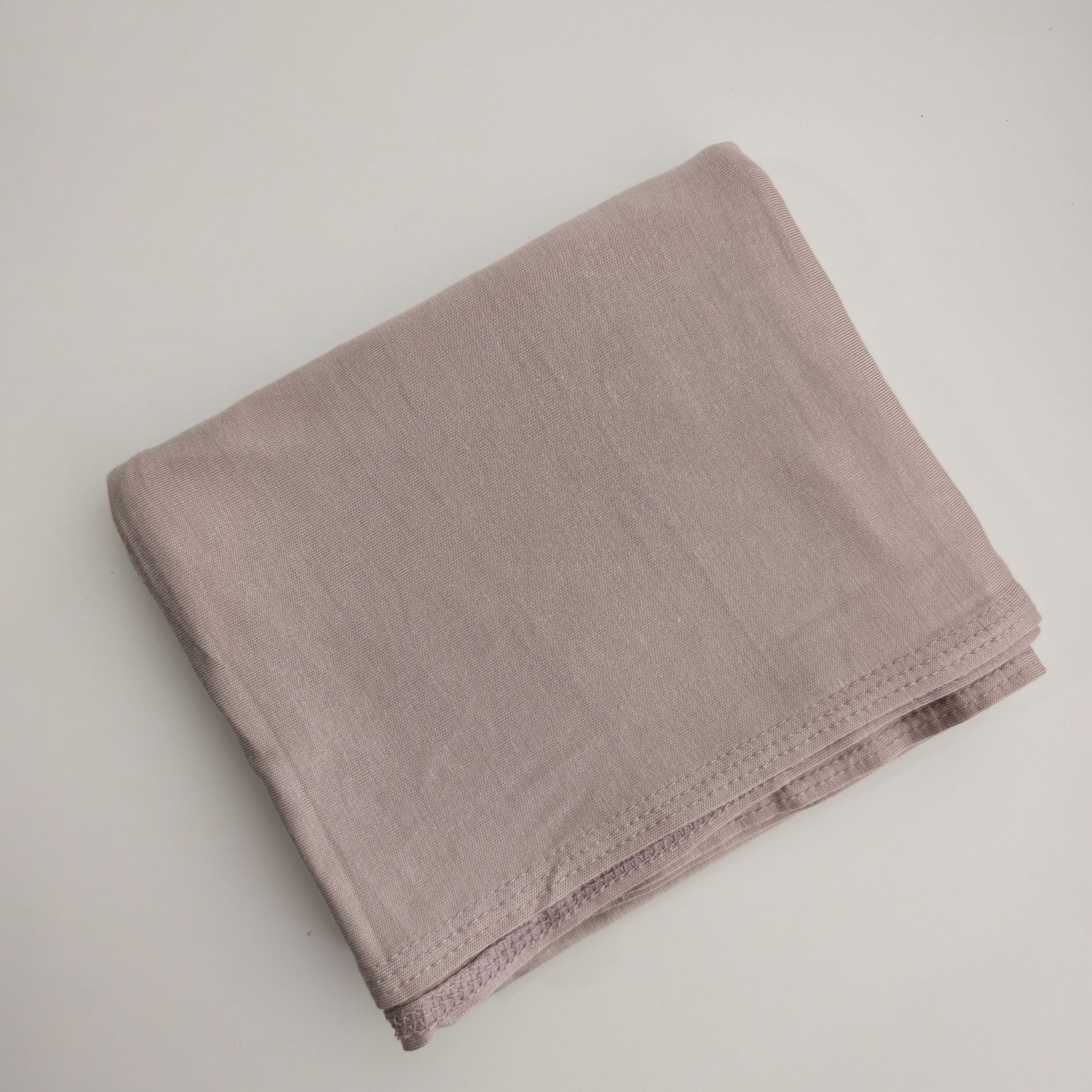 1pc Women's Premium Jersey Hijab Dusty Beige, Solid Color Knitted Scarf, Jersey Hijab, Muslim Prayer Headwrap, Suitable For All Seasons