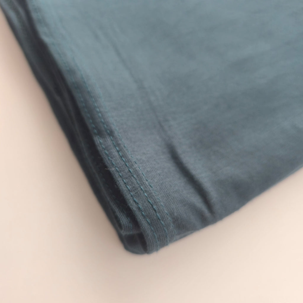 1pc Women's Premium Jersey Hijab Pine Green, Solid Color Knitted Scarf, Jersey Hijab, Muslim Prayer Headwrap, Suitable For All Seasons