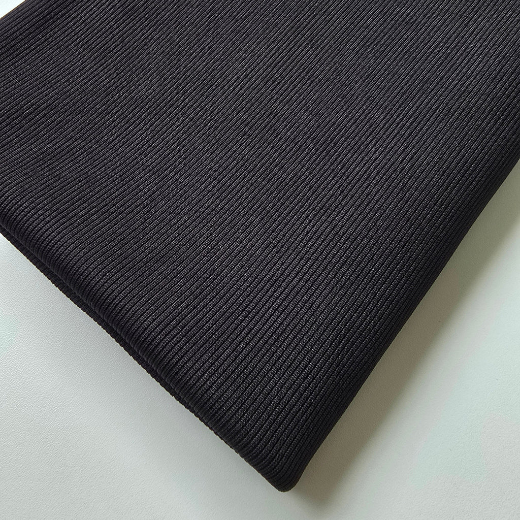 Ribbed Jersey Hijab black