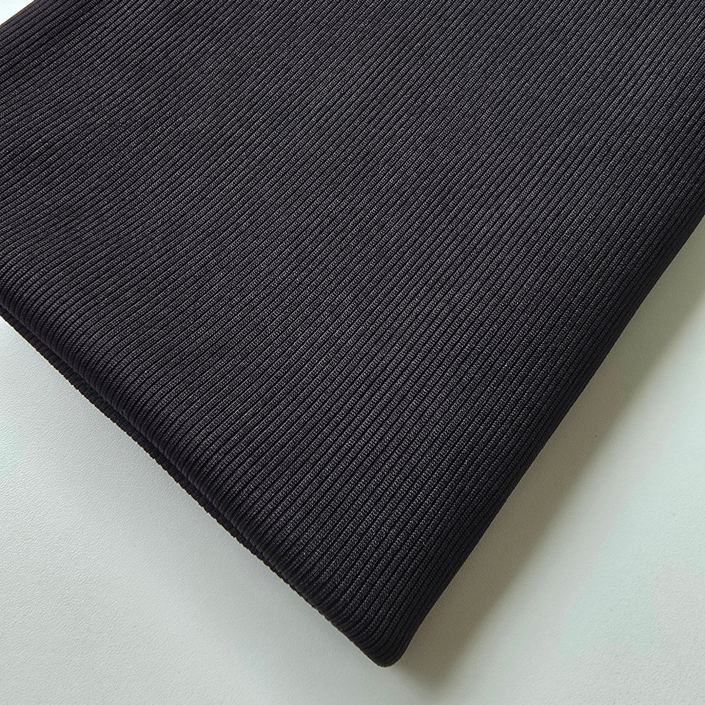 Ribbed Jersey Hijab black