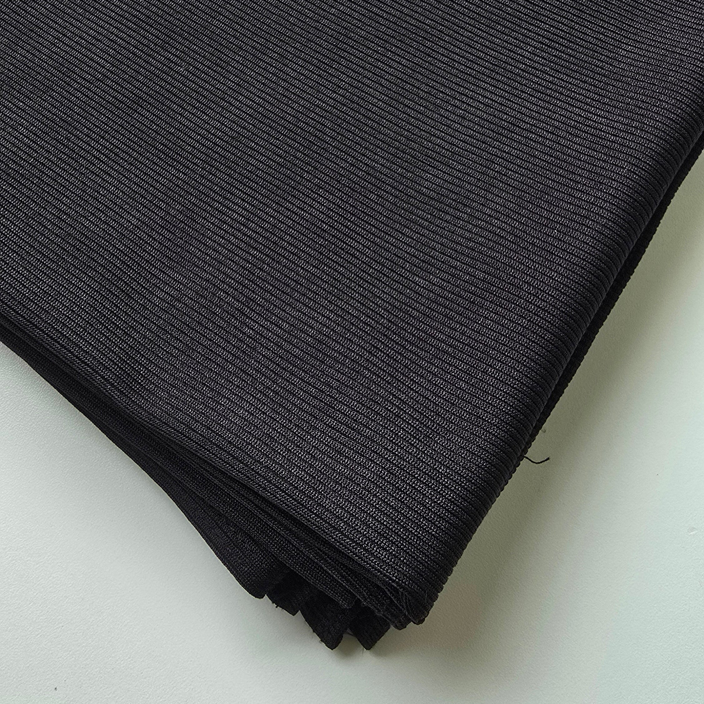 Ribbed Jersey Hijab black